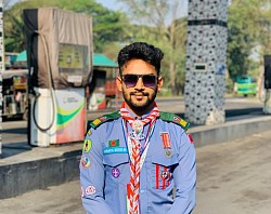রোভার আরশাফুর আলম নাজিম,সিনিয়র রোভার মেট প্রতিনিধি,বাংলাদেশ স্কাউটস গোপালগঞ্জ জেলা রোভার