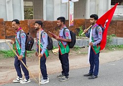 হেঁটে ১৫০ কিলোমিটার পথ পাড়ি দেবেন গোপালগঞ্জের চার রোভার ১ম দিন গোপালগঞ্জ টু কাশিয়ানি