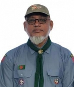 প্রফেসর মাসুদ আহম্মদ(এ.এল.টি),সভাপতি,ট্রুপ গিলওয়েল ওপেন স্কাউট গ্রুপ
