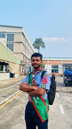 নয়ন খাঁন,ট্রুপ গিল‌ওয়েল ওপেন স্কাউট গ্রুপ গোপালগঞ্জ ০৫-০৯ অক্টোবর ২০২৫